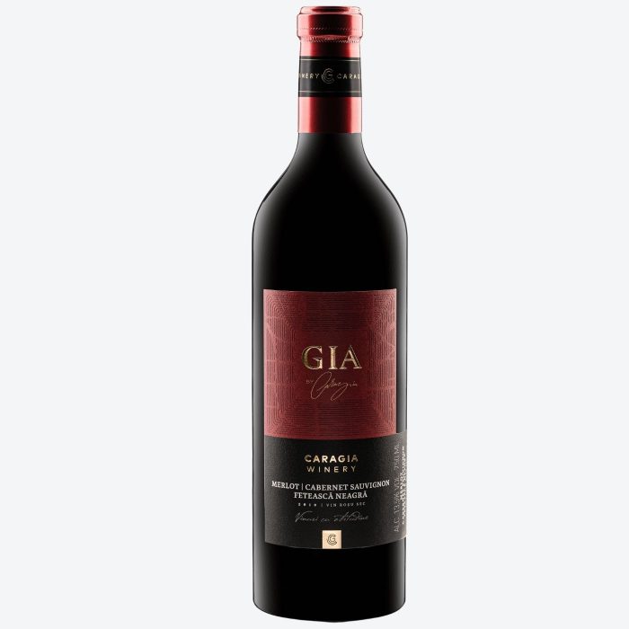 Caragia Winery GIA Merlot Cabernet Sauvignon Feteasca Neagra 2019